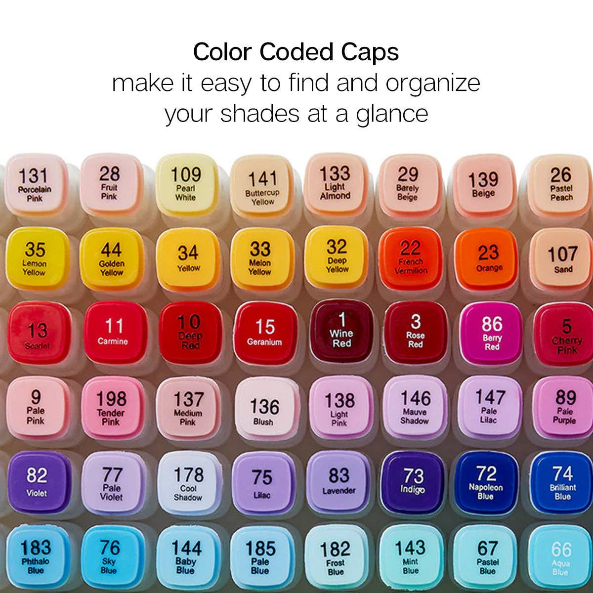 Double-Ended Alcohol Markers -  48 pc