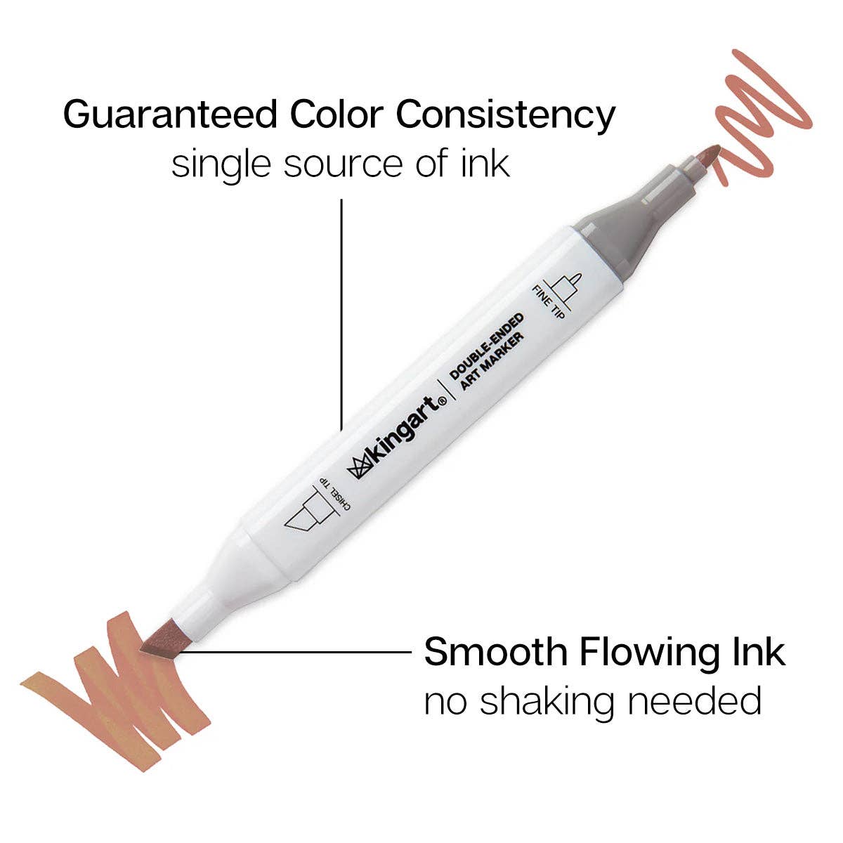 PRO Double-Ended Alcohol Markers - 24 Portrait Colors