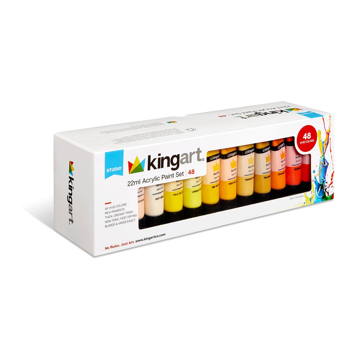 Acrylic Paint - 48 Colors - 22ml
