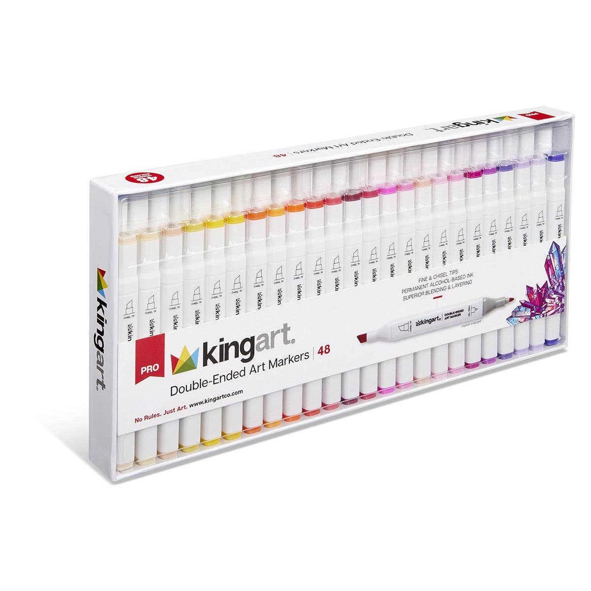 Double-Ended Alcohol Markers -  48 pc