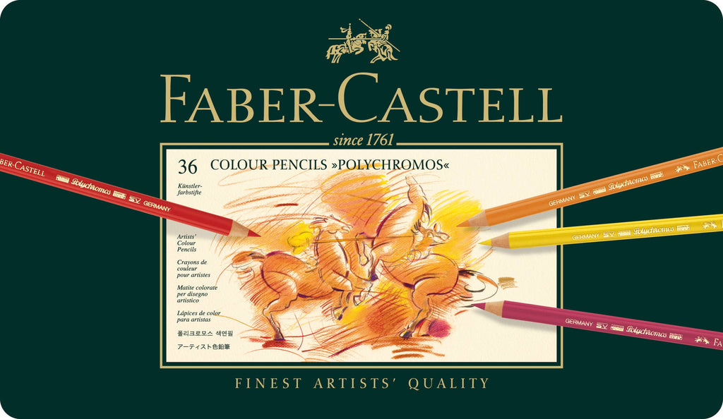 Polychromos Artists' Color Pencils, Tin of 36
