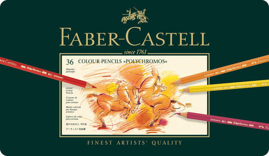 Polychromos Artists' Color Pencils, Tin of 36