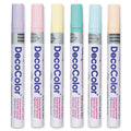 DecoColor Broad Point Paint Marker Set — Pastel Colors (6-Pack)