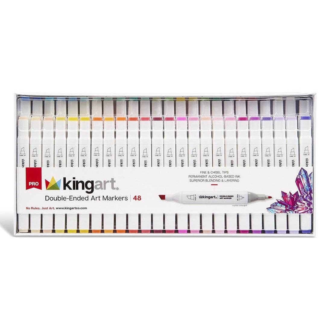 Double-Ended Alcohol Markers -  48 pc