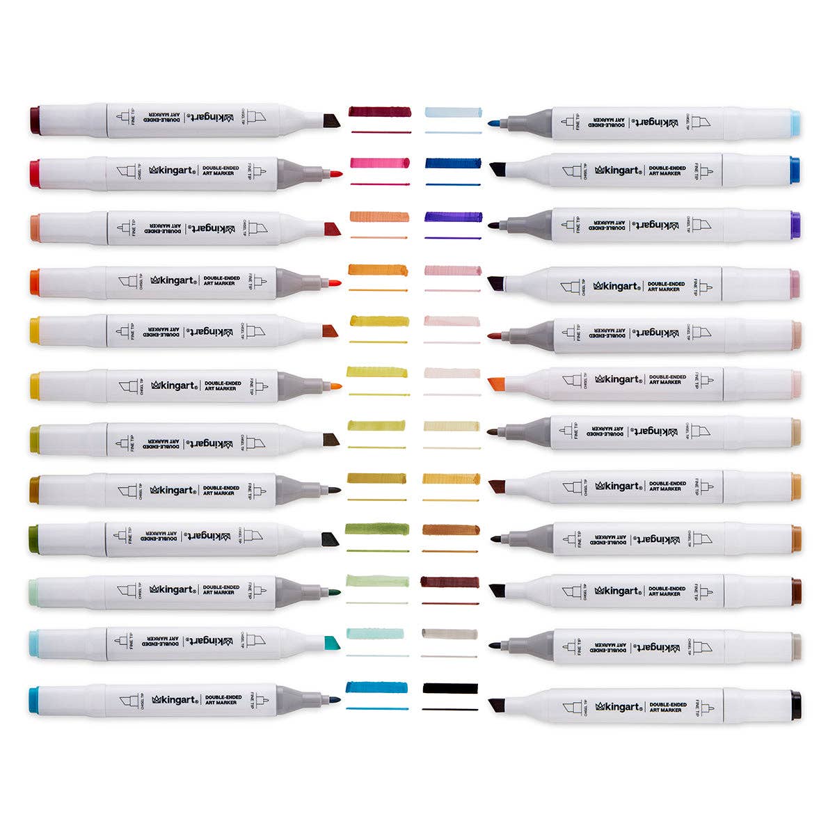 PRO Double-Ended Alcohol Markers - 24 Vintage Colors