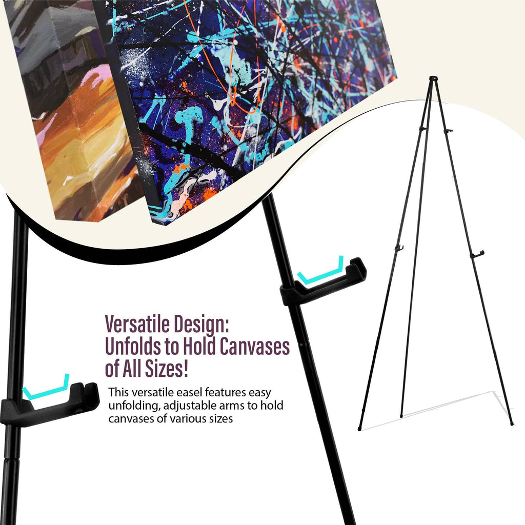 Pintar Portable Metal Tripod Art Easel Stand with Bag